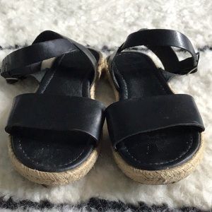 Barney’s black sandals
